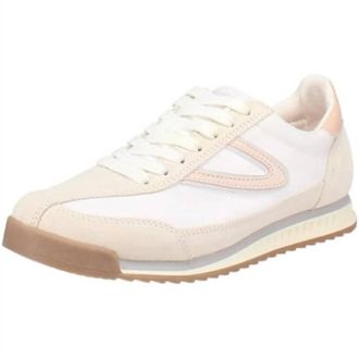 Tretorn Womens Rawlins Casual Lace-Up Sneakers In White