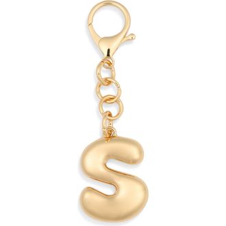 Leith Bubble Initial Bag Charm in S- Gold at Nordstrom Rack
