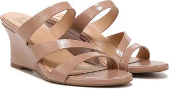 Naturalizer Breona Dress Sandals Womens Tan Wedge Heel Strappy ZOGG1927
