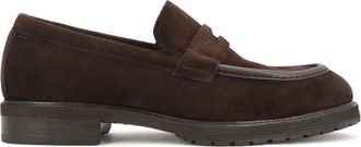 Kazar Donkerbruine su&egrave;de loafers - Heren - Loafers - Bruin - 43 EU - Su&egrave;de - Schoenen