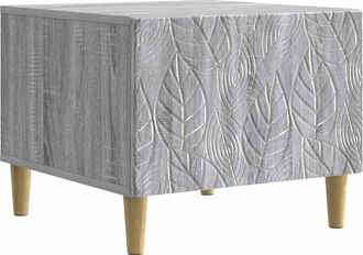 vidaXL Mesa De Centro Sonoma Gris 50 X 49 X 40 Cm Madera De Ingenier&iacute;a Vidaxl