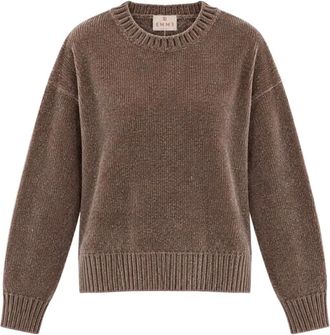 Marella Jersey de cuello redondo - Knitwear - Mujer - Marr&oacute;n - XL