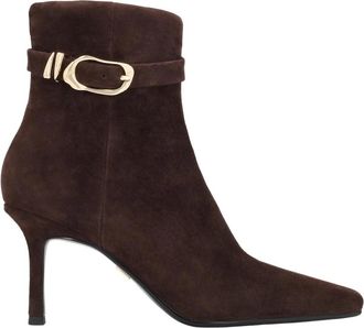 Kazar Teonea - Dames - Laarzen met Hak - Bruin - 38 EU - Leer - Schoenen