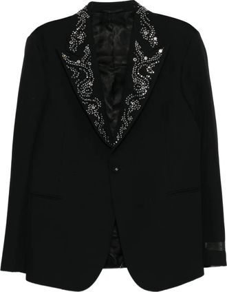 Versace Blazer in grain de poudre - Nero