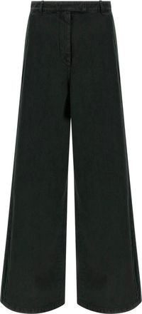 Dries Van Noten Jeans con Inserciones de Terciopelo - Jeans - Mujer - Verde - S