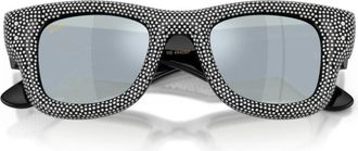 Ray-Ban Wayfarer Puffer - Dames - Zonnebrillen - Zwart - 47 MM - Nylon - Accessoires