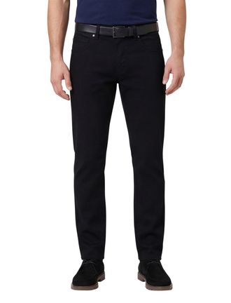 Gardeur Bill pantalon 5-pocket effen zwart katoen normale fit