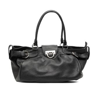 Ferragamo Pre-owned Ferragamo Leather Gancini Marisa Handbag Ladies 2ZTOEN5Q7A10M0JJ