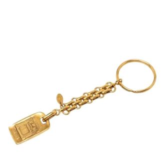 Chanel Pre-owned Portachiavi in Metallo - - Pre-owned - Donna - Giallo - ONE SIZE