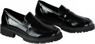 Remonte Womens D8602-00 Penny Loafer In Black