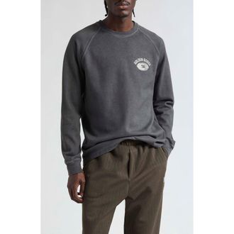 Golden Goose Journey Faded Long Sleeve Graphic Sweatshirt in Anthracite/Heritage White at Nordstrom, Size Xx-Large