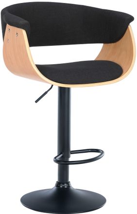 Clp Clp - Taburete De Bar Vestal Natural/negro Tela