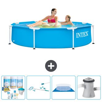 Intex Piscina Con Estructura Redonda - 244x51 Cm - 7-piezas S20988