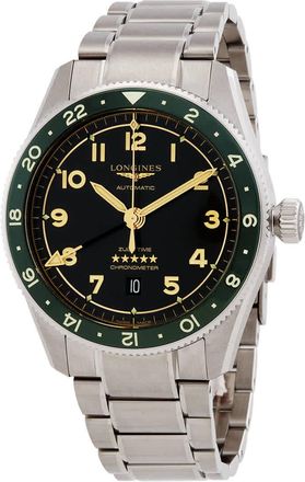 Longines Spirit Zulu Time Automatic Grey Dial Mens Watch L3.812.4.63.6