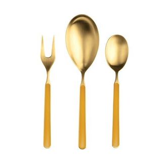 Mepra Fantasia Serving Set - 3 Pieces in Mustard at Nordstrom