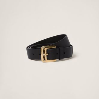 Miu Miu Nappa leather belt