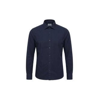 Tintoria Mattei Mussola-UE7 Shirt - Heren - Casual Overhemden - Blauw - 3XL - Denim - Overhemden