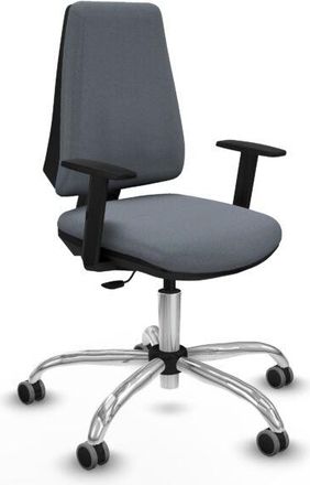 Piqueras y Crespo Piqueras Y Crespo - Elche Cp Bali Gris Brazos 1d Base Cromada Ruedas Engomadas 65mm