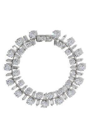 Nadri Stellar Cubic Zirconia Bracelet in Rhodium at Nordstrom