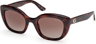Guess Stijlvolle zonnebril in bruin schildpad - Dames - Zonnebrillen - Bruin - 51 MM - Accessoires