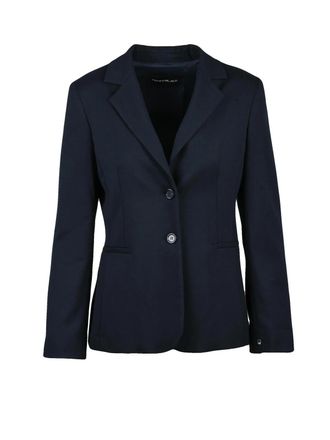 Pennyblack Night Blue Polyester-Blend Structured Blazer