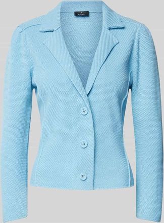 Monari Blazer mit Strukturmuster in Hellblau, Gr&ouml;&szlig;e 40