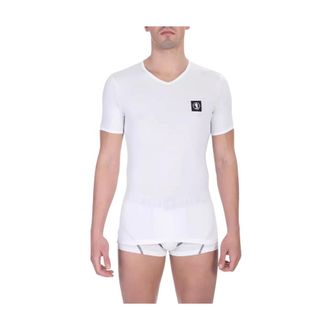 Dirk Bikkembergs Pack de 2 camisetas con cuello en V - Tops - Hombre - Blanco - S