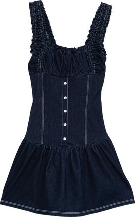 Frankies Bikinis Christa Buttoned Mini Dress