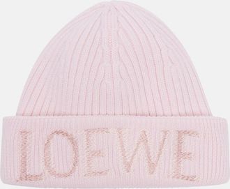 Loewe Logo wool beanie