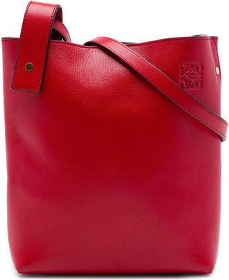 Loewe Pre-owned Loewe Grained Leather Anagram Asymmetric Crossbody Ladies B729YWX779C4L6RS
