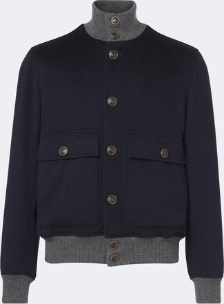 Brunello Cucinelli Virgin wool blouson jacket