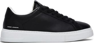 Crime London Lichtgewicht Heren Sneakers Lente/Zomer Collectie - Heren - Sneakers - Zwart - 40 EU - Leer - Schoenen