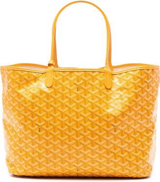 Goyard Pre-owned Womens Goyardine Saint Louis Pm - Orange Textile - One Size