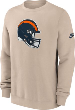 Nike Chicago Bears Rewind Club Nike Mens NFL Pullover Crew in Brown | NKPU05YQ7Q-SP5