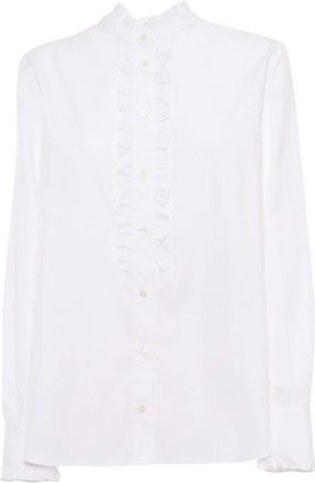 Aspesi Camicia - Dames - Overhemden - Wit - XL - Overhemden