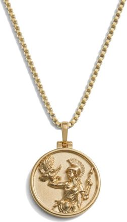 Awe Inspired Goddess Pendant Necklace in Athena/Gold at Nordstrom
