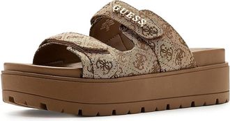 Guess Faxon Womens Sandals Medium Brown : 8.5 M, Synthetic