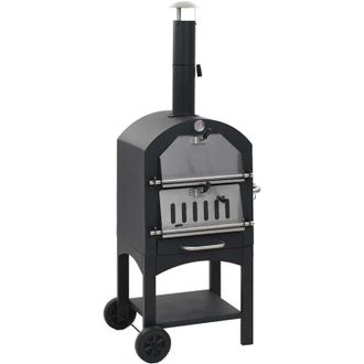 vidaXL Horno De Pizza Exterior Carb&oacute;n De Arcilla Refractaria Vidaxl