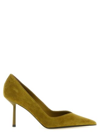 Le Silla Green Slip On Pumps