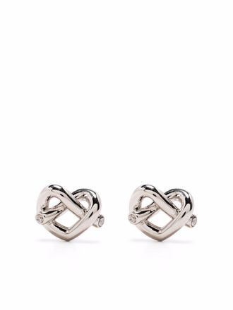 Kate Spade New York Loves Me knot stud earrings - Silver