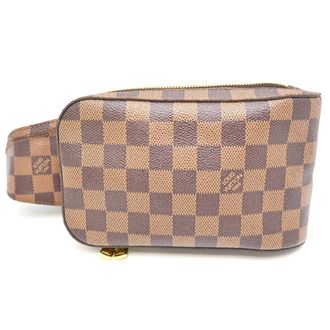 Louis Vuitton Brown Damier Canvas Sling Bag (Pre-Owned)