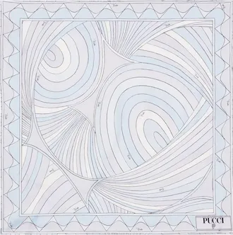 Pucci Iride silk twill scarf