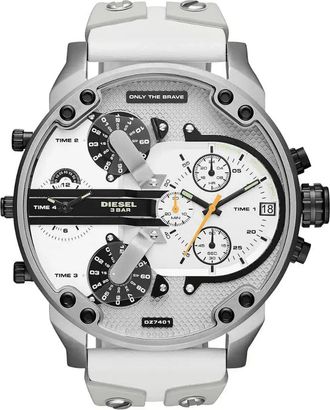 Diesel Mr. Daddy 2.0 DZ7421 Chronograph Mens Silver Stainless Steel Watch - One Size