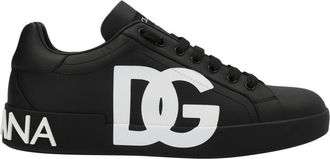 Dolce & Gabbana BlackWhite Portofino Sneakers