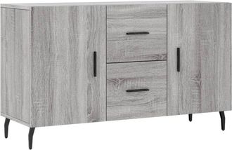 vidaXL Sideboard Grey Sonoma 100x36x60 cm Engineered Wood Vidaxl