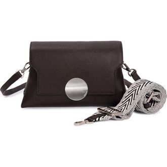 Oryany Lottie Flap Crossbody Bag in Dark Chocolate at Nordstrom Rack
