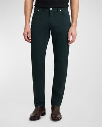 Brioni Mens Cotton Stretch 5-Pocket Pants