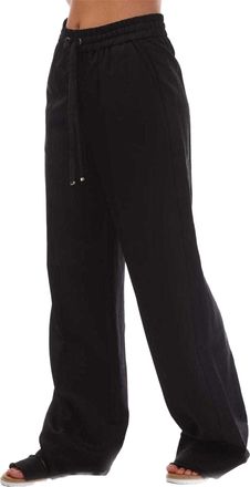 HUGO BOSS Dames/Dames Relaxed Fit Broek (Zwart)