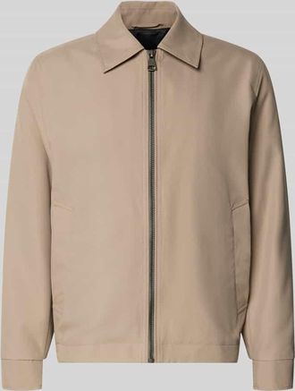Strellson Regular Fit Blouson mit Umlegekragen Modell LIGHT 2.0 in Beige, Gr&ouml;&szlig;e 50