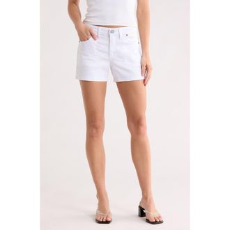 Kut from the Kloth Kity Denim Boyfriend Shorts in Optic White at Nordstrom Rack, Size 10